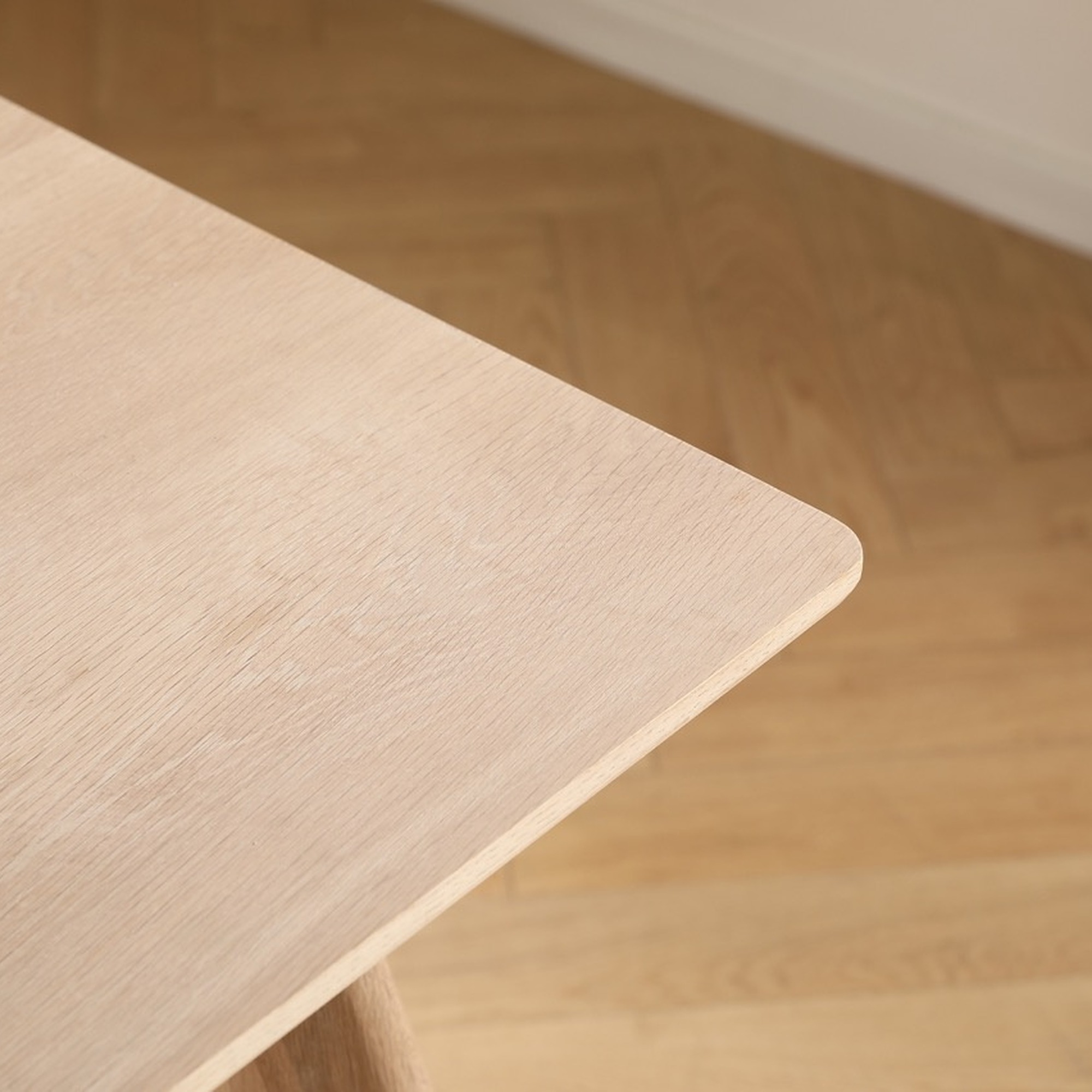 Table à manger 'Line' 180 cm - Blanc pigmenté
