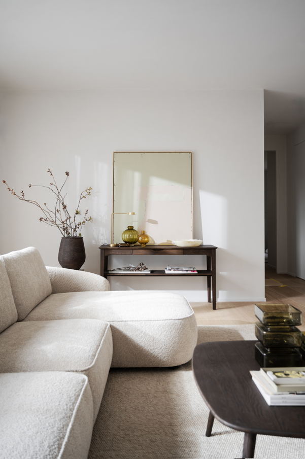 Table basse 'Tompkins' 90x90cm - Brun