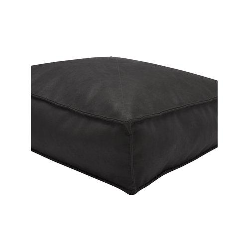 Pouf 'Lycke' 50x50x15 - Noir