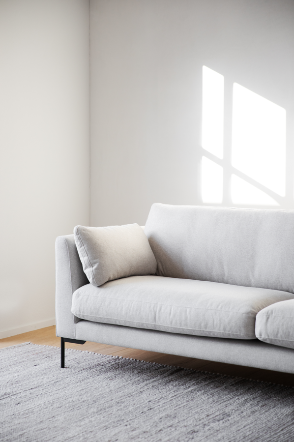 Canapé 3 places 'Corwin' - Beige clair