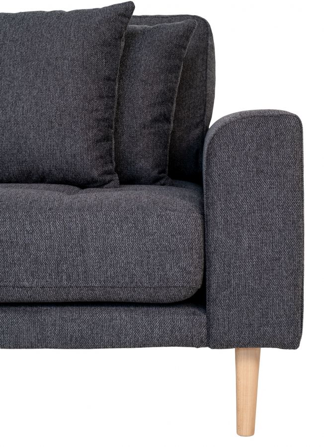 Canapé 'Lido' Gauche - Gris foncé