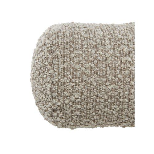Housse de coussin 'Trond' 45x45 ronde - Beige