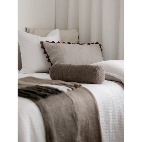 Coussin 'Trond' 15x15x45 - Marron