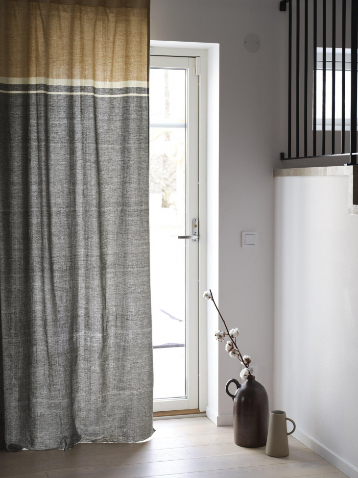 Paquet de 2 rideaux 'Carin' 140x260 - Brun