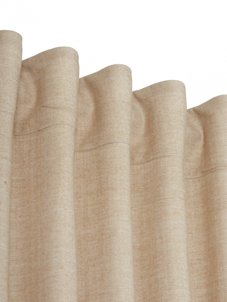 Paquet de 2 rideaux 'Carin' 140x260 - Brun