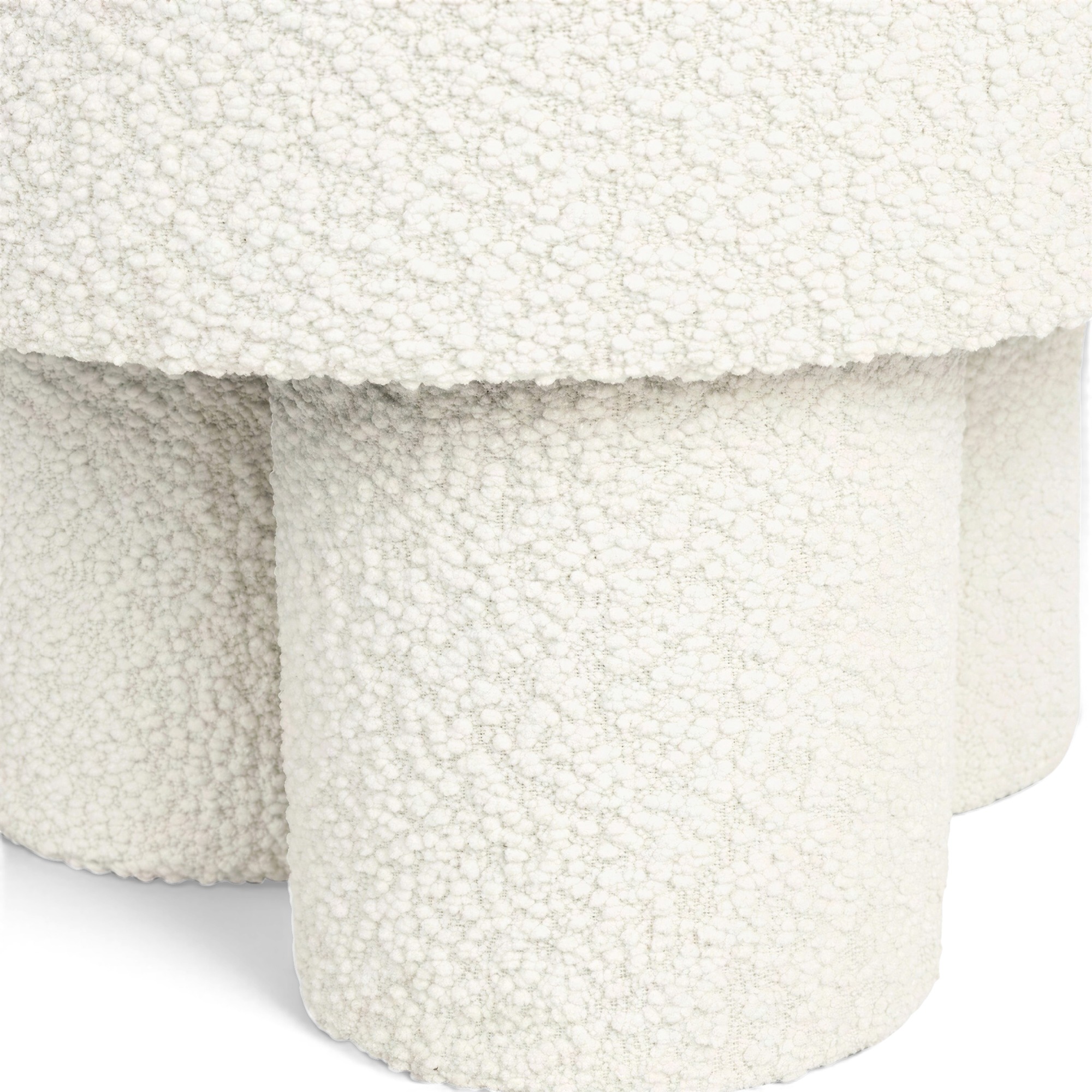 Pouf 'Marcos' - Blanc