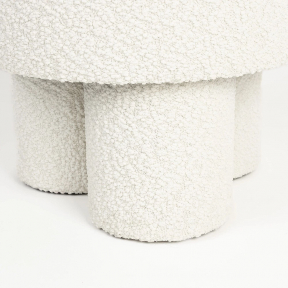 Pouf 'Marcos' - Blanc