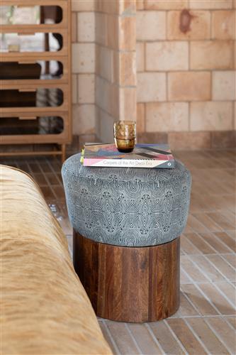 Poule 'Fragment' - Noir/Blanc