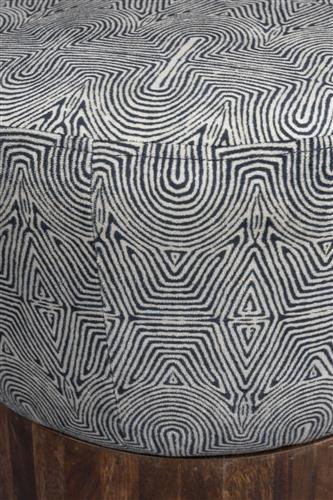 Poule 'Fragment' - Noir/Blanc