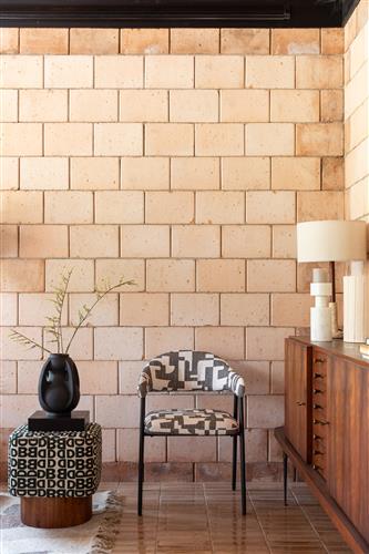 Poule 'Monogram' - Noir/Blanc