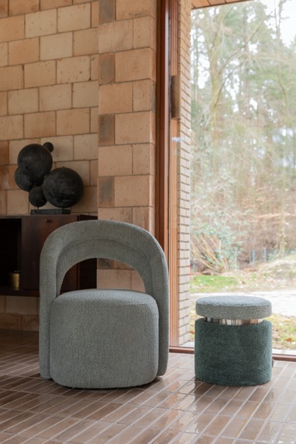 Poule 'Sen' 39x39 - Vert