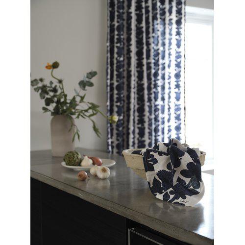 Paquet de 2 Rideaux 'Aster' 140x280 - Bleu