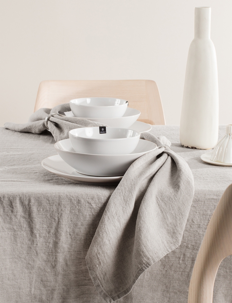 4-pack Serviette 'Sunshine' 45x45 - Gris clair