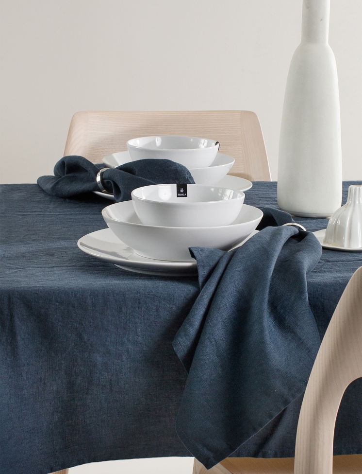 4-pack Serviette 'Sunshine' 45x45 - Bleu foncé