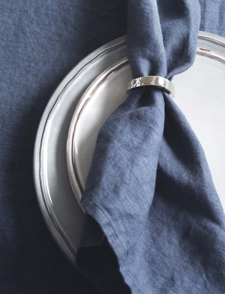 4-pack Serviette 'Sunshine' 45x45 - Bleu foncé