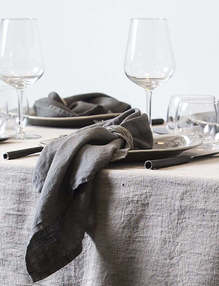 4-pack Serviette 'Sunshine' 45x45 - Gris