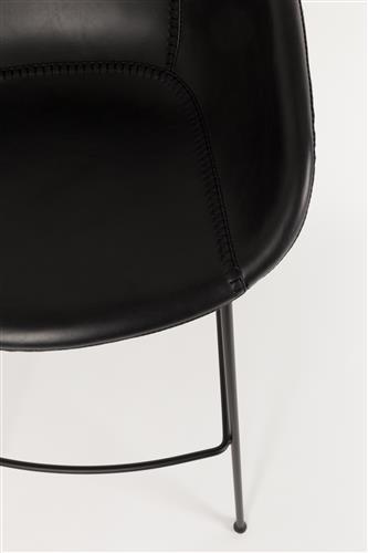 Tabouret 'Feston' - Noir