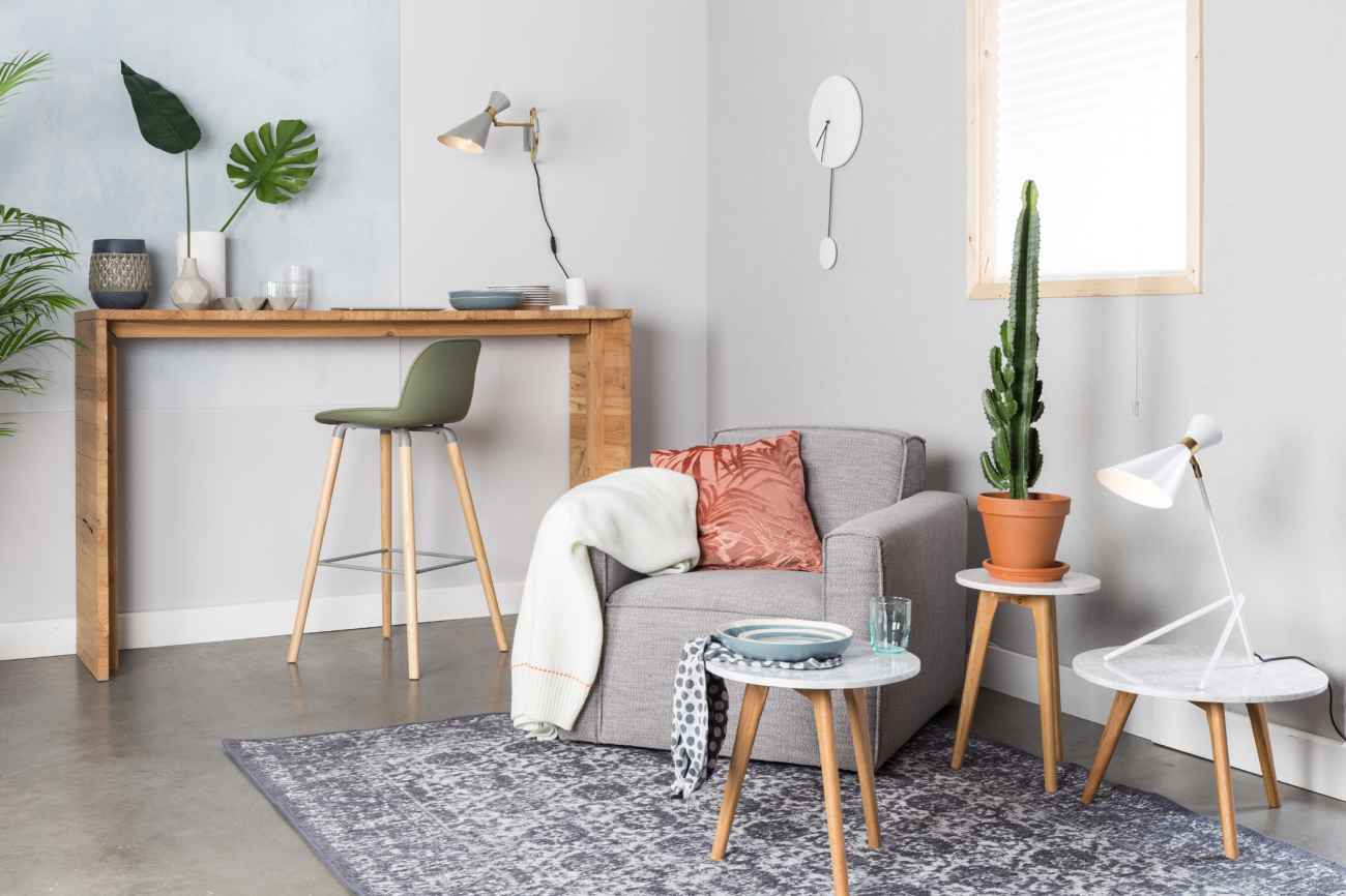 Tabouret 'Albert' - Vert