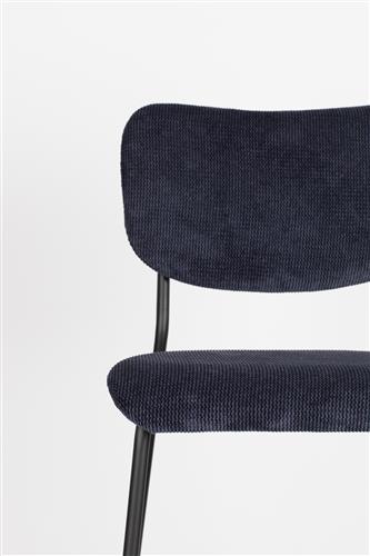Tabouret 'Benson' - Bleu foncé