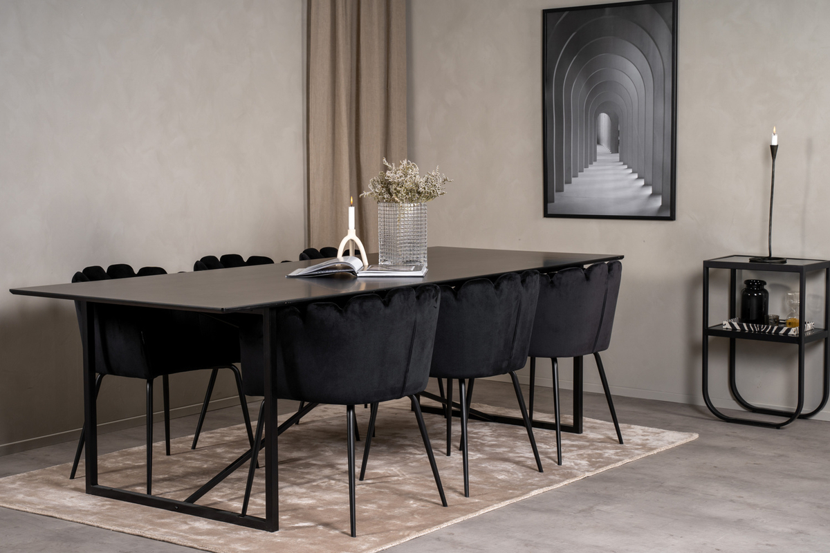 Chaise 'Flatanger' - Noir