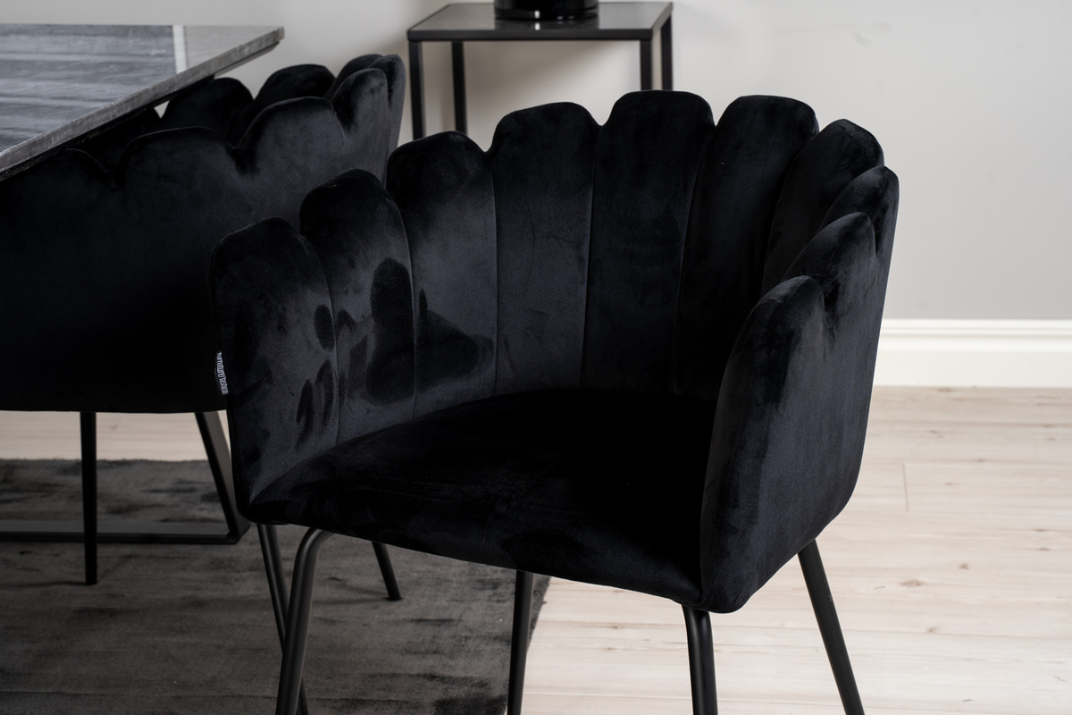 Chaise 'Flatanger' - Noir