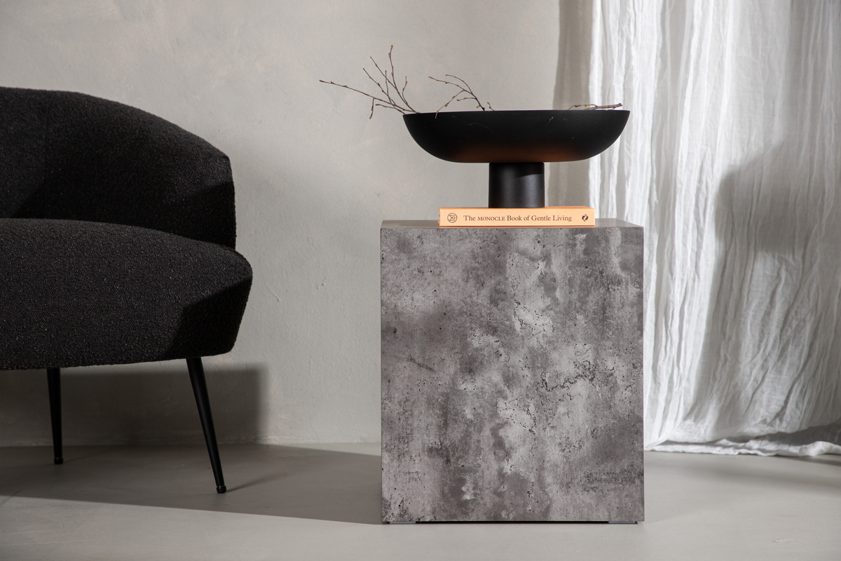 Table basse 'Ydre' 40x40 - Gris