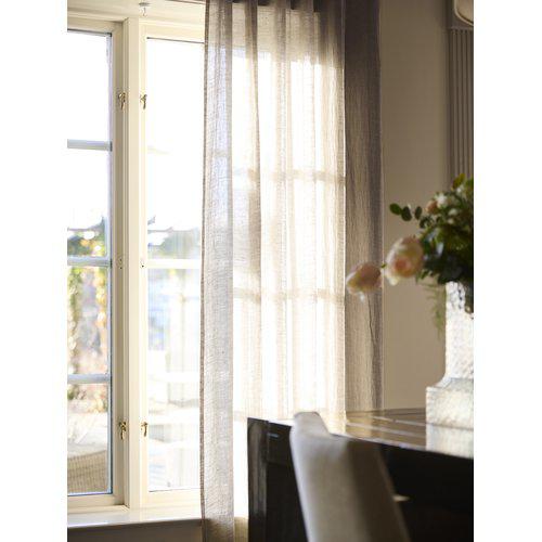 Rideau 'Edith' 2-pack 140x280 - Beige