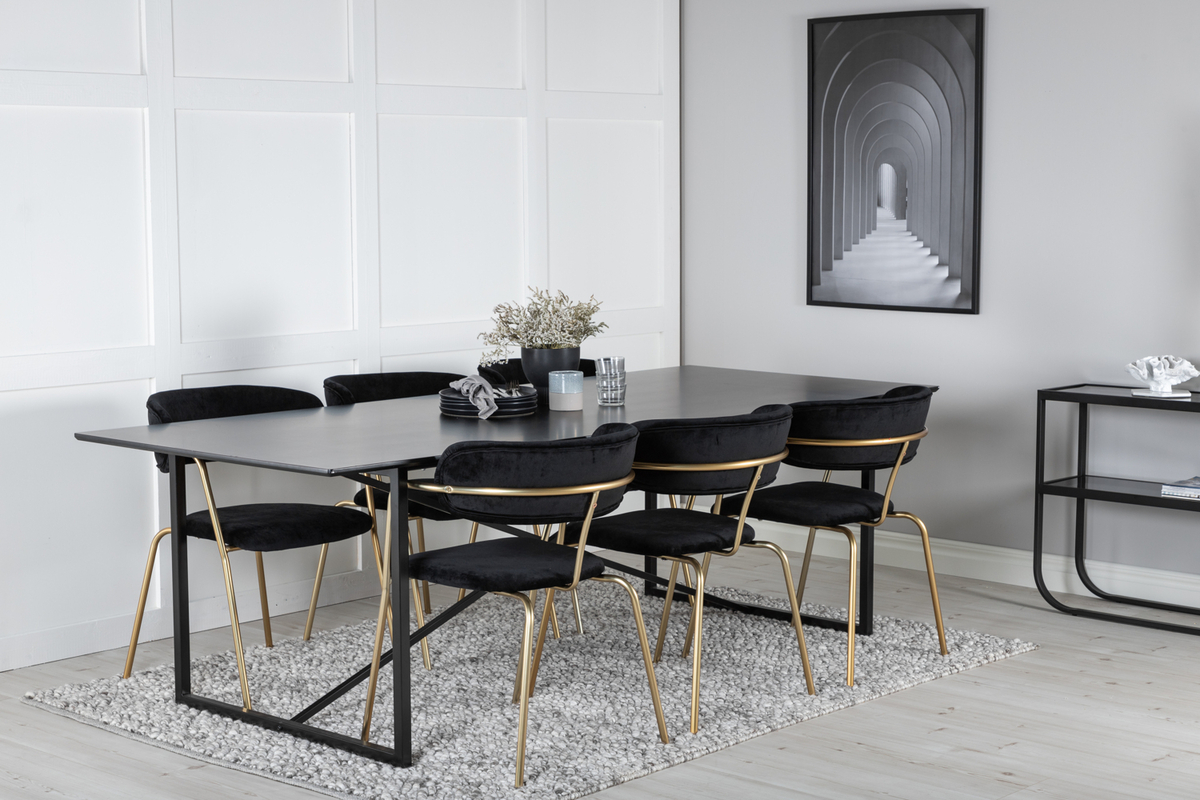 Chaise 'Glåmos' - Noir