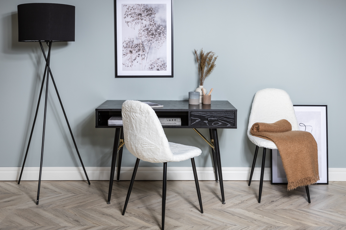 Bureau 'Glomma' 60x110cm - Noir