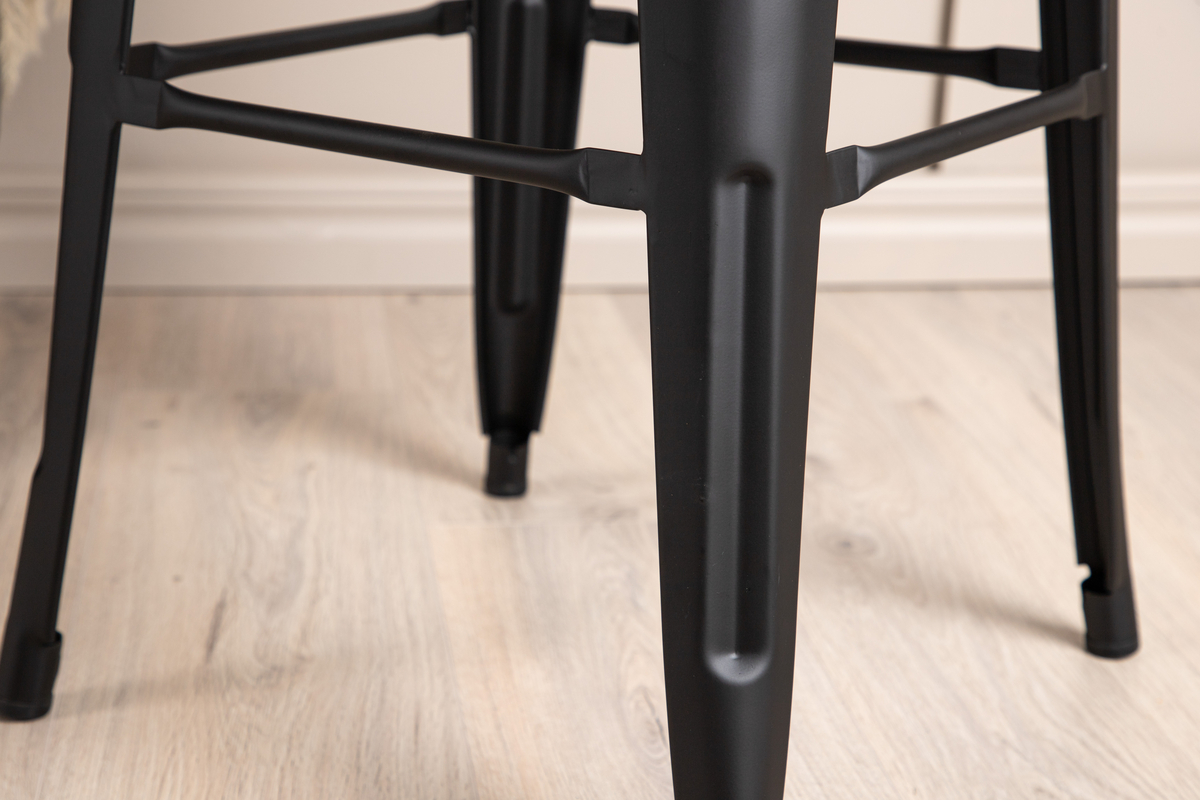 Tabouret de bar 'Barents' - Noir