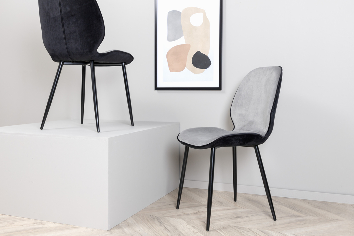 Chaise 'Bogen' - Gris