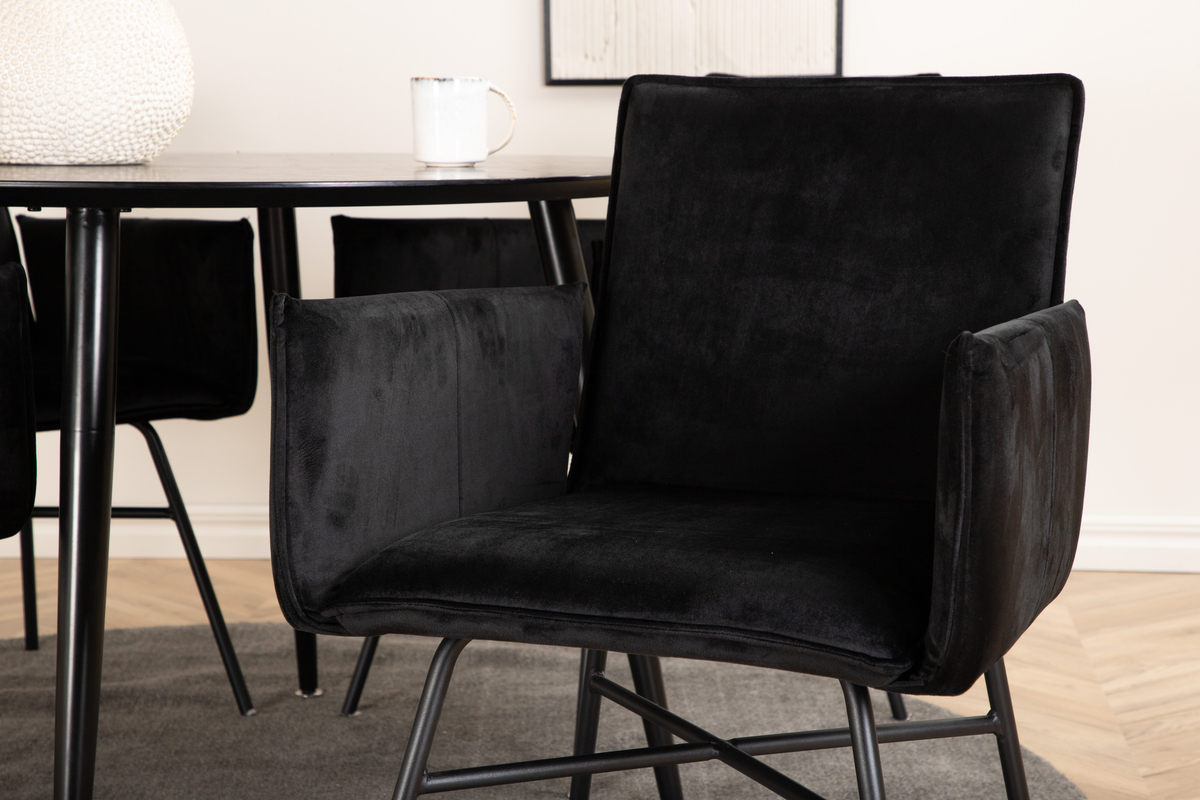 Chaise 'Dingle' - Noir