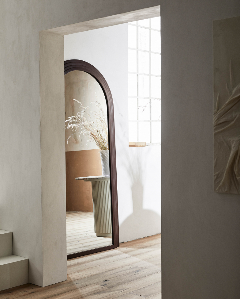 Miroir 'Falco' - Brun