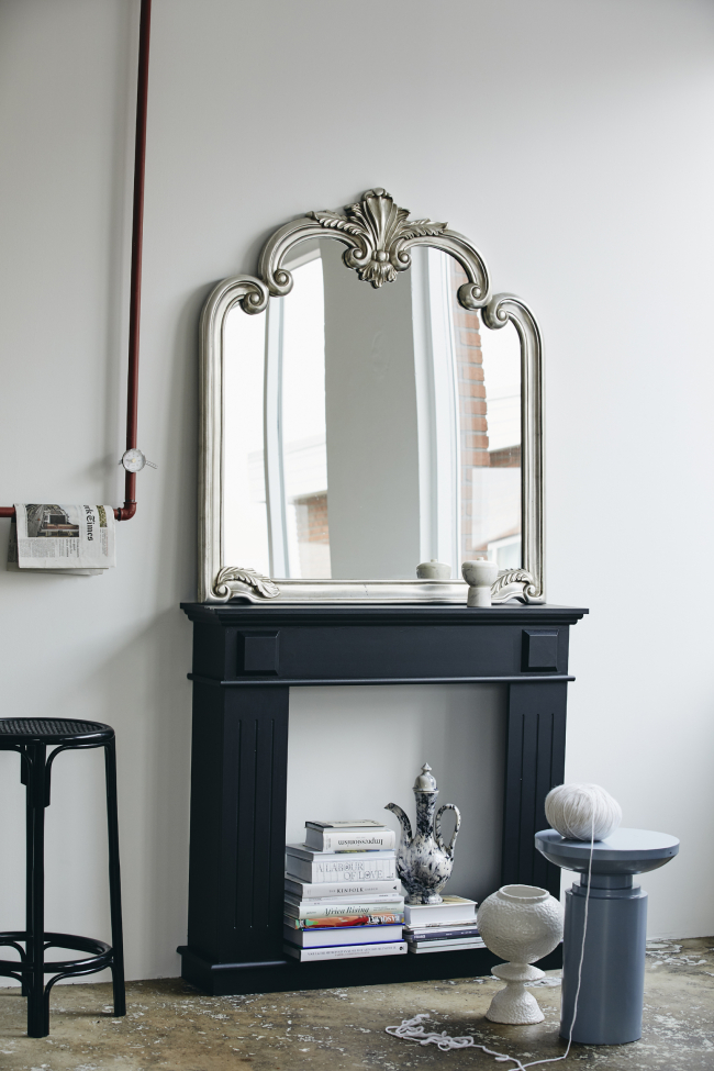 Miroir mural 'Angel' - Argent