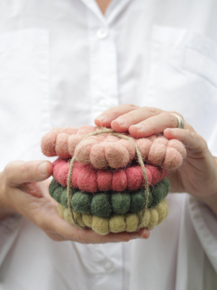 4-pack Sous-verre 'Vanja' - Multi