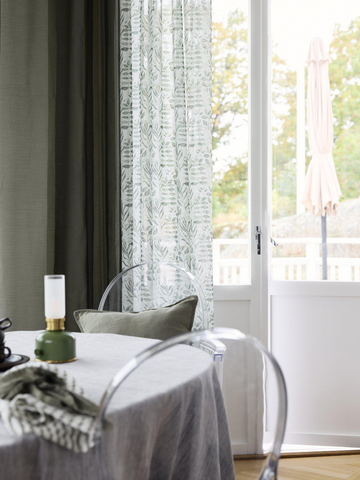 2-pack Rideau 'Filippa' 140x280cm - Vert