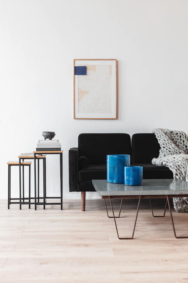 Table basse 'Åke' L - Table industrielle