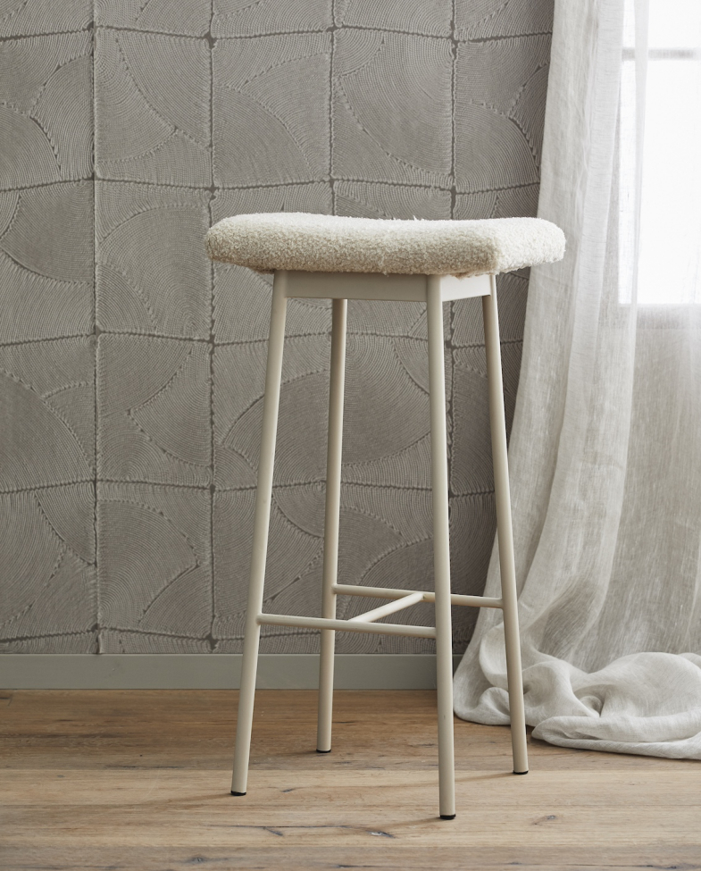 Tabouret 'Zala' - Beige