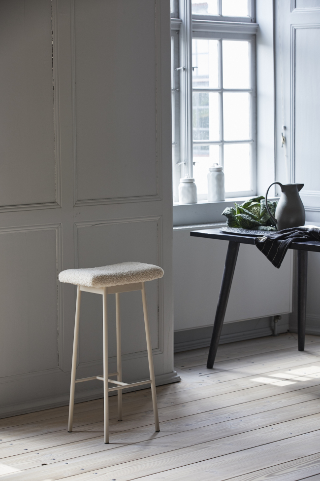 Tabouret 'Zala' - Beige