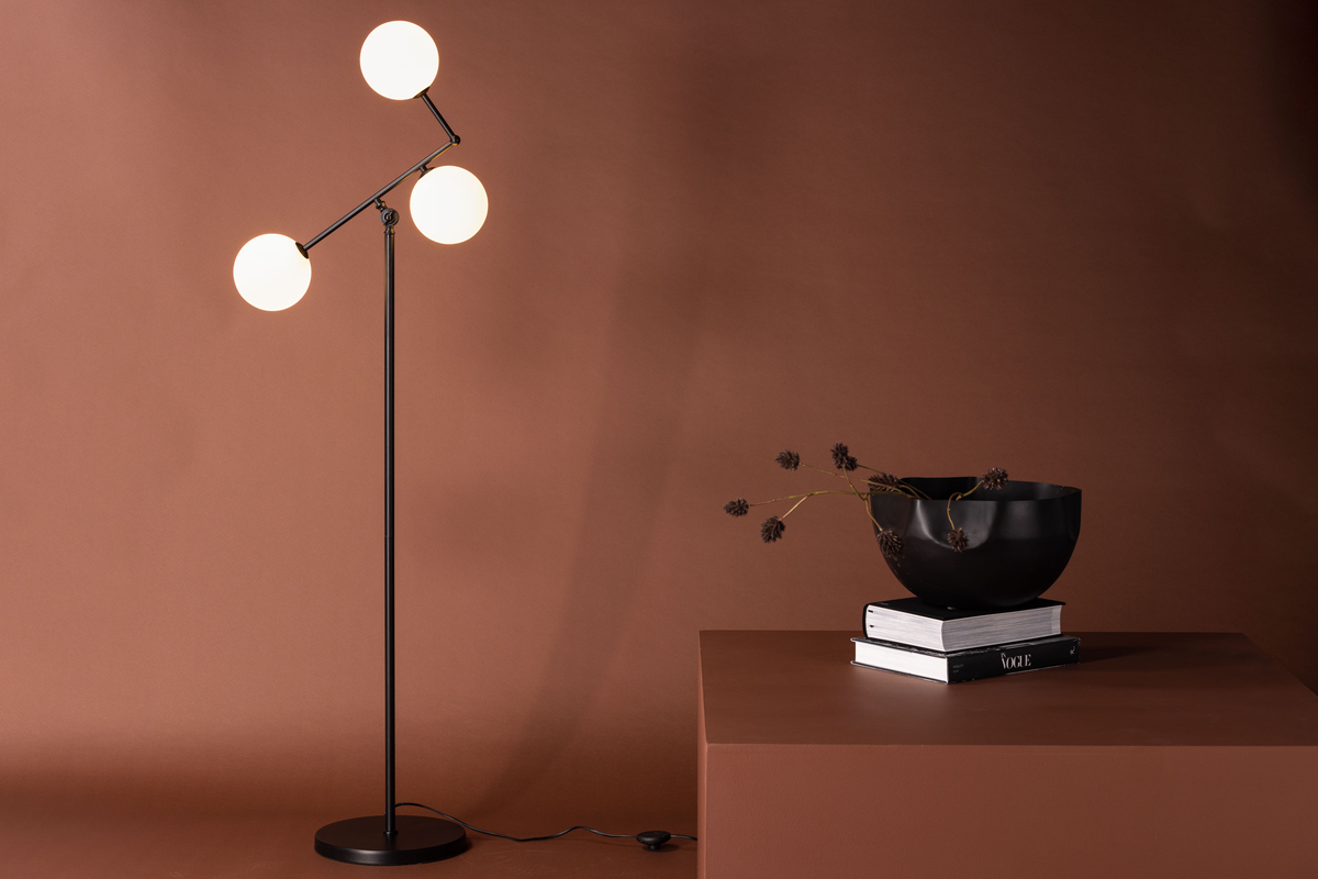 Lampe sur pied 'Kinnekulle' - Noir