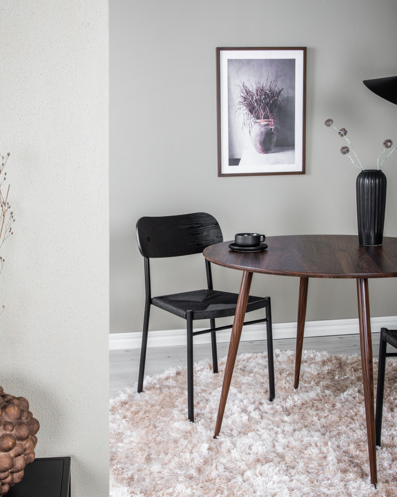 Table à manger 'Uddevalla' Ronde 100cm - Noyer