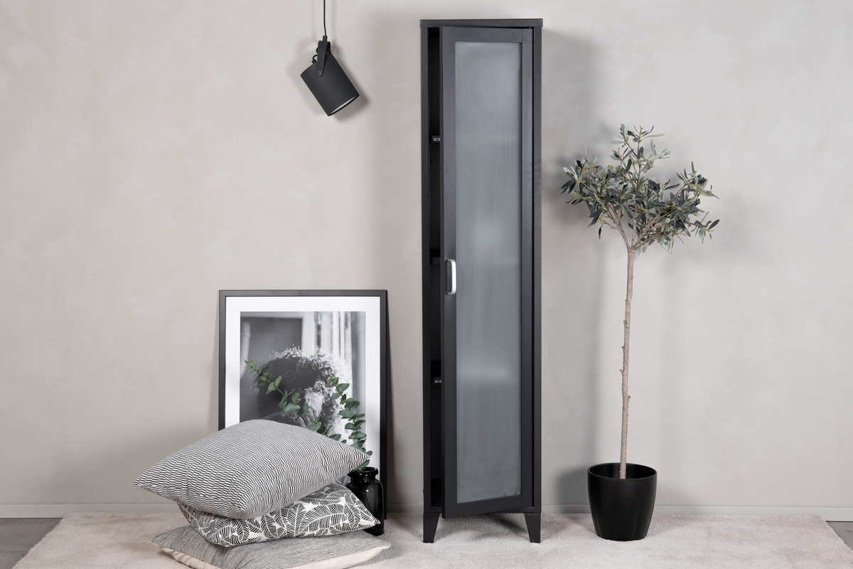Armoire 'Acero' 35x150cm - Noir