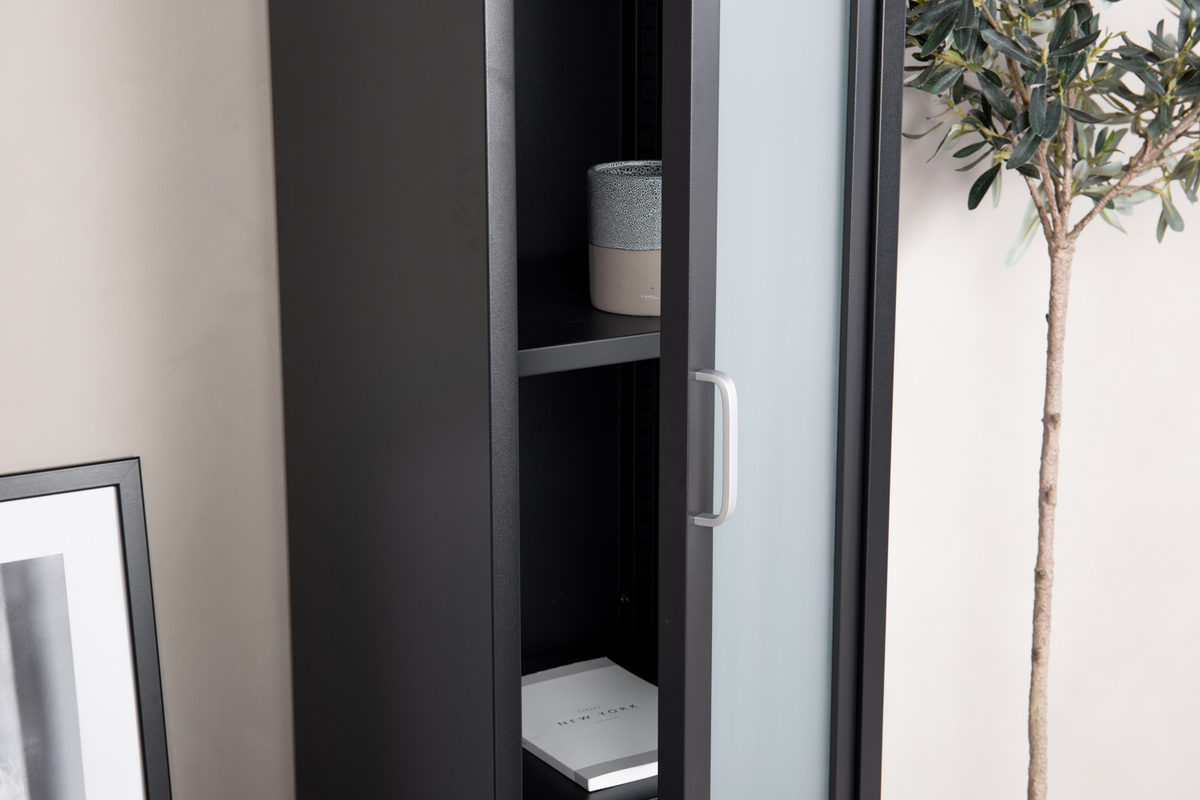 Armoire 'Acero' 35x150cm - Noir
