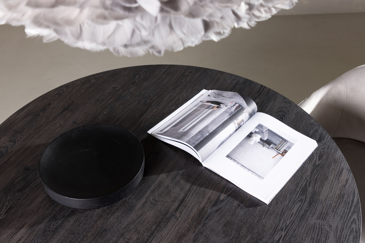 Table à manger 'Lisa' Ronde 120cm - Noir