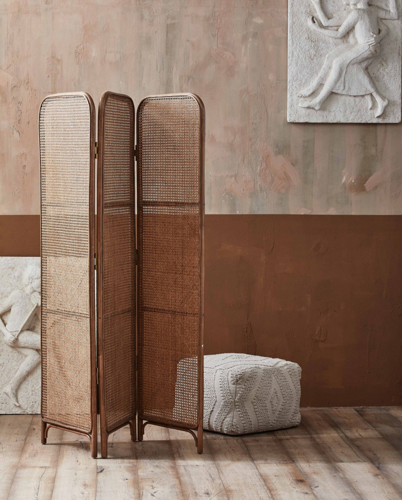 Pouf 'Wular' - Blanc