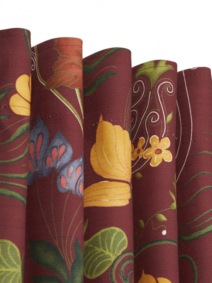 Rideau 'José' 135x240 - Bordeaux