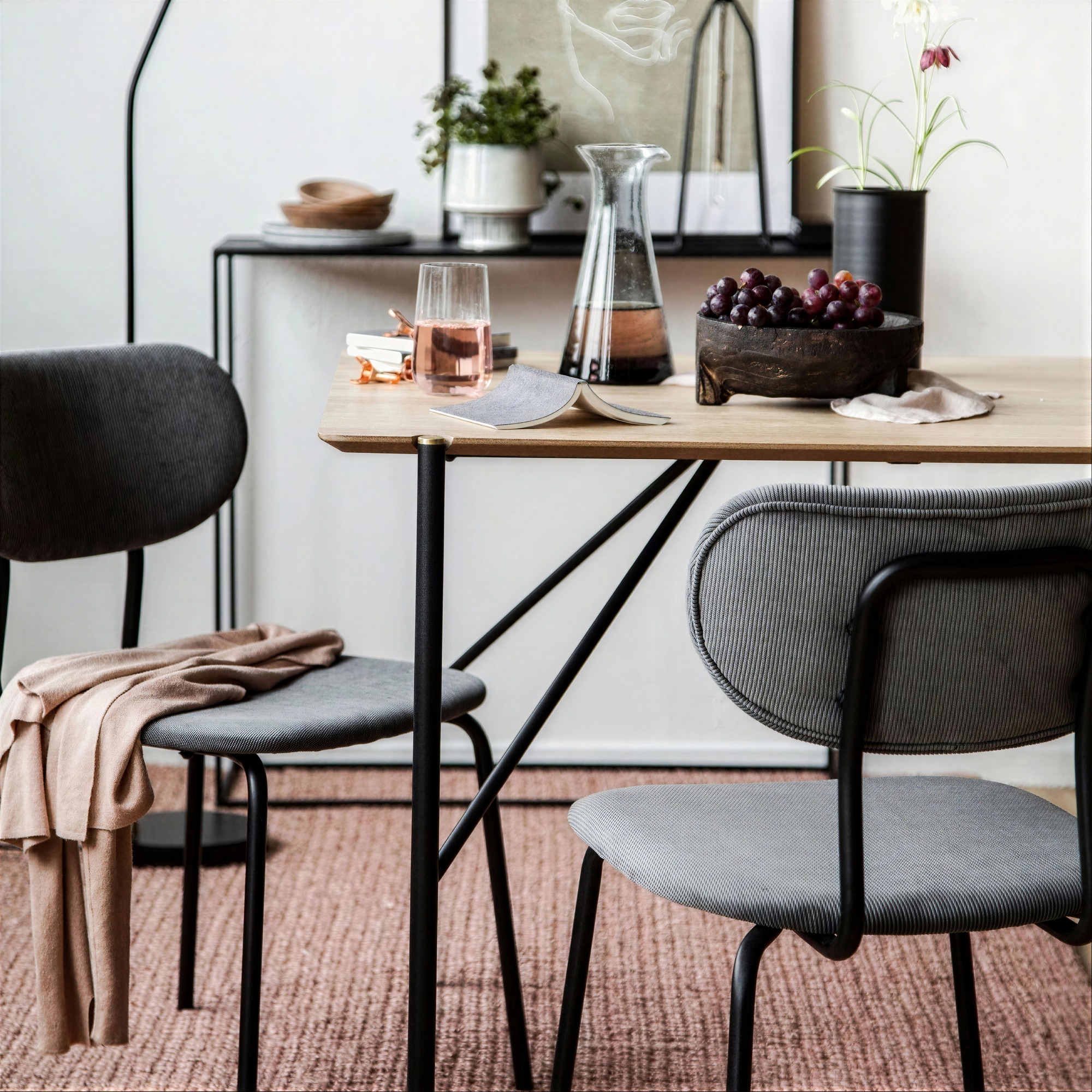 Chaise 'Kungsholmen' - Gris