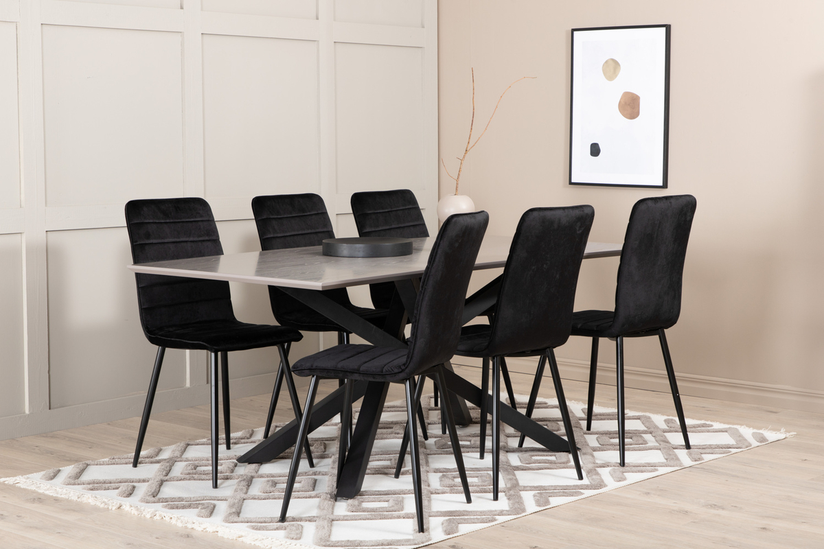 Chaise 'Ingvar' - Noir