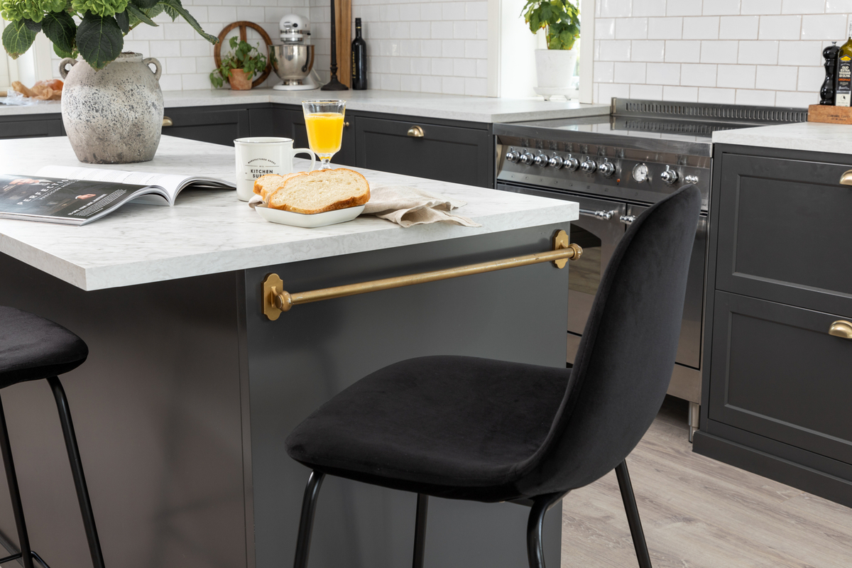 Tabouret 'Eidsberg' - Noir