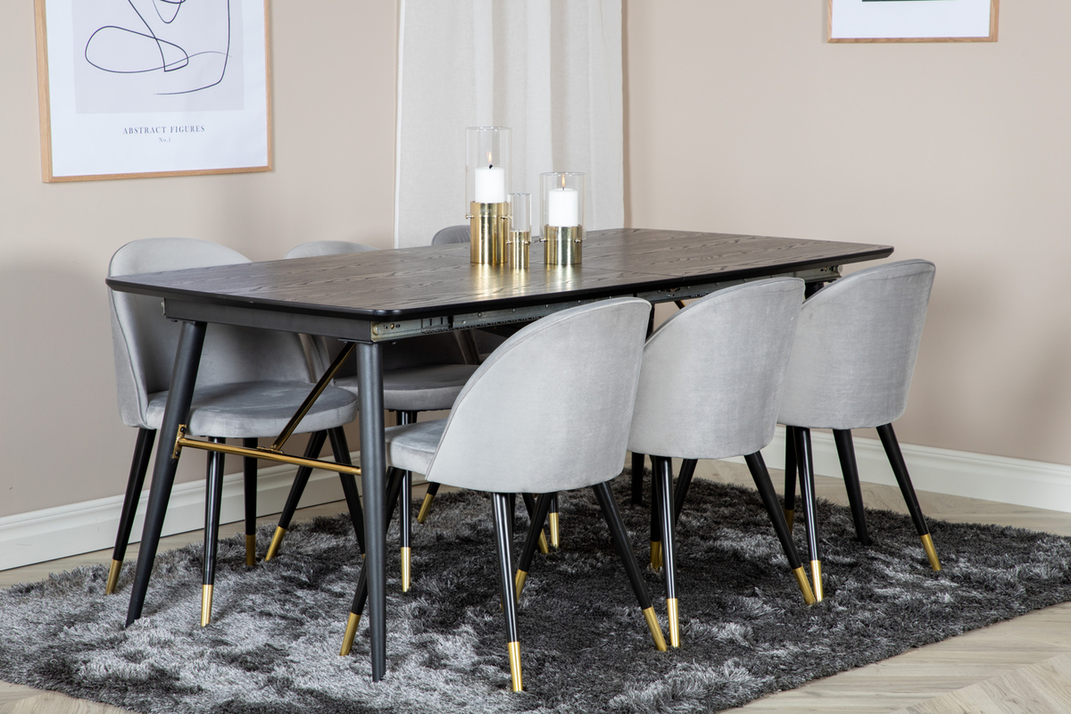 Chaise 'Elverum' - Gris